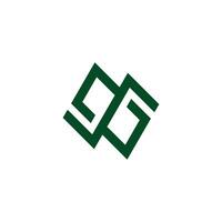 carta mg montanha ambigrama logotipo vetor