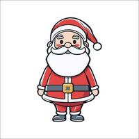 fofa santa claus personagem ilustração vetor