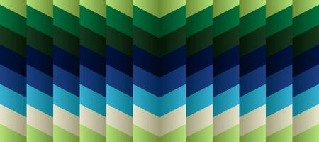 colorida gradiente geométrico retro verde triângulo padronizar fundo vetor