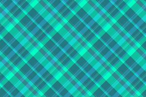 fio desatado têxtil tartan, rede textura Verifica padronizar. nostálgico vetor tecido fundo xadrez dentro ciano e cerceta cores.