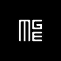mge carta logotipo vetor projeto, mge simples e moderno logotipo. mge luxuoso alfabeto Projeto