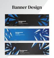 conjunto de modelos de web de design de banner abstrato, banner de web de cabeçalho horizontal. fundo abstrato moderno do cabeçalho da capa para design do site, banner de publicidade de capa de mídia social, panfleto, cartão de convite vetor