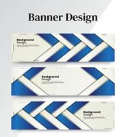 conjunto de modelos de web de design de banner abstrato, banner de web de cabeçalho horizontal. fundo abstrato moderno do cabeçalho da capa para design do site, banner de publicidade de capa de mídia social, panfleto, cartão de convite vetor