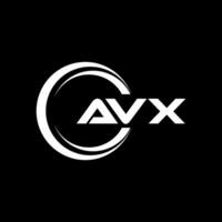 avx carta logotipo projeto, inspiração para uma único identidade. moderno elegância e criativo Projeto. marca d'água seu sucesso com a impressionante isto logotipo. vetor