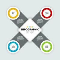 vetor o negócio dados visualização. Linha do tempo infográfico ícones projetado para apresentação modelo