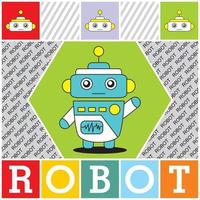 ilustração em vetor logotipo da printrobot - tecnologia do futuro - inteligência artificial - o melhor para seu mascote de negócios