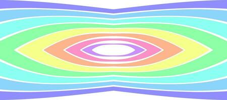 abstrato oval repetir contorno colorida arco Iris fundo vetor
