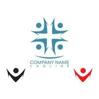 carta m pessoas logotipo família trabalho em equipe trabalho em rede moderno emblema placa símbolo logótipo vetor