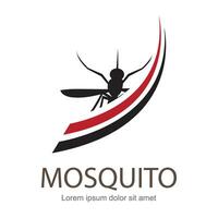 ilustração vetor. alvo em mosquito. mosquitos levar muitos doença tal Como dengue febre, zika doença, enchafalites e outro. vetor