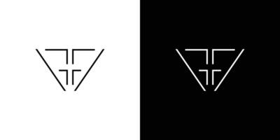 moderno e único carta gf iniciais logotipo Projeto vetor