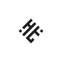 º geométrico logotipo inicial conceito com Alto qualidade logotipo Projeto vetor