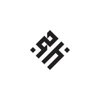 hz geométrico logotipo inicial conceito com Alto qualidade logotipo Projeto vetor