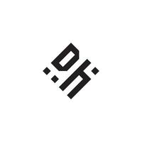 hd geométrico logotipo inicial conceito com Alto qualidade logotipo Projeto vetor