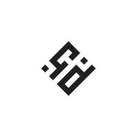 dc geométrico logotipo inicial conceito com Alto qualidade logotipo Projeto vetor