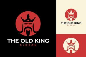velho rei real coroa vetor logotipo Projeto