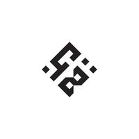 zc geométrico logotipo inicial conceito com Alto qualidade logotipo Projeto vetor