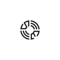 es círculo linha logotipo inicial conceito com Alto qualidade logotipo Projeto vetor