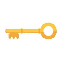 chave ícone ou chave símbolo. proteção e segurança placa. vetor trava símbolo