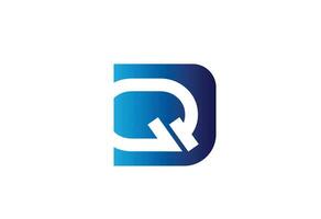 qd logotipo livre vetor