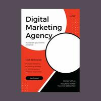 digital marketing o negócio social meios de comunicação postar modelo, digital marketing agência, digital o negócio marketing social meios de comunicação bandeira, digital marketing postar folheto modelo vetor