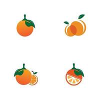 design de logotipo laranja vetor