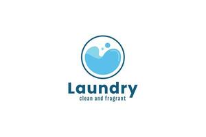 lavanderia logotipo vetor ícone ilustração