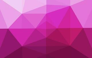 pano de fundo abstrato do polígono do vetor rosa claro.