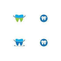 ilustração em vetor modelo logotipo dental