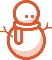boneco de neve ilustração projeto, arte e criatividade vetor