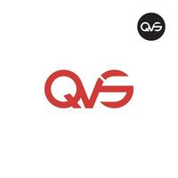 carta qvs qv5 monograma logotipo Projeto vetor