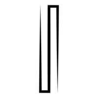 Eu logotipo estúdio carta Eu 1 linha ícone logótipo Fonte vetor