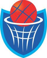 basquetebol anel esporte logotipo vetor