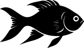 peixe vetor ícone. mar Comida ilustração símbolo. Fazenda elemento logotipo. ai gerado ilustração.