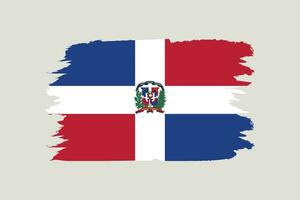 a bandeira do a república do dominicano república Como uma vetor ilustração