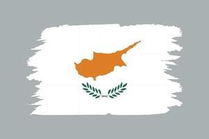 a bandeira do a república do Chipre Como uma vetor ilustração