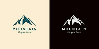 montanha logotipo abstrato vetor Projeto. logótipo modelo para extremo esporte, alpinistas, natureza aventuras, exploradores