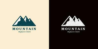 montanha logotipo abstrato vetor Projeto. logótipo modelo para extremo esporte, alpinistas, natureza aventuras, exploradores