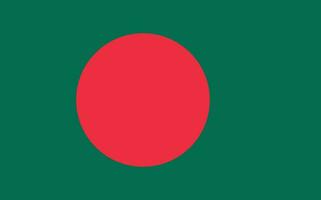 Bangladesh nacional oficial bandeira símbolo, bandeira vetor ilustração.