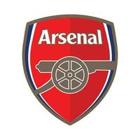 arsenal logotipo equipe vetor