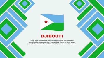 djibouti bandeira abstrato fundo Projeto modelo. djibouti independência dia bandeira papel de parede vetor ilustração. djibouti