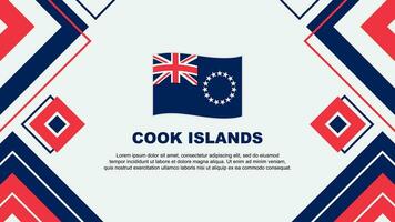 cozinhar ilhas bandeira abstrato fundo Projeto modelo. cozinhar ilhas independência dia bandeira papel de parede vetor ilustração. cozinhar ilhas fundo