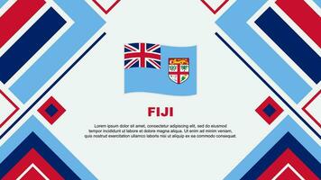 fiji bandeira abstrato fundo Projeto modelo. fiji independência dia bandeira papel de parede vetor ilustração. fiji bandeira