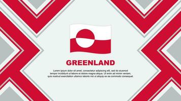 Groenlândia bandeira abstrato fundo Projeto modelo. Groenlândia independência dia bandeira papel de parede vetor ilustração. Groenlândia vetor