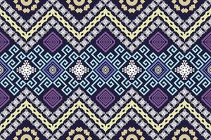 geométrica étnica oriental arte tradicional pattern.figure bordado tribal style.design para plano de fundo, papel de parede, roupas, embrulho, tecido, elemento, ilustração vetorial. vetor