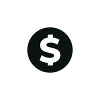 ícone de dinheiro isolado no fundo branco vetor
