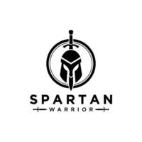 espartano logotipo vetor, espartano capacete, cabeça proteção, guerreiro, soldado, logotipo, símbolo, ícone, vetor