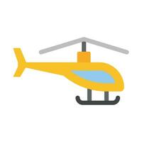 militares helicóptero vetor plano ícone para pessoal e comercial usar.