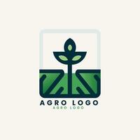 agro Fazenda natural Comida conceito árvore folha logotipo Projeto vetor modelo