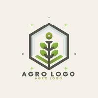 agro Fazenda natural Comida conceito árvore folha logotipo Projeto vetor modelo