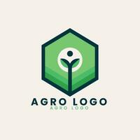 natural orgânico agropecuária conceito logotipo Projeto vetor modelo